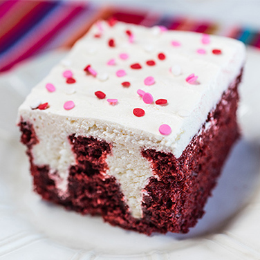 Red Velvet Poke Cake Recipe for Red Velvet Poke Cake